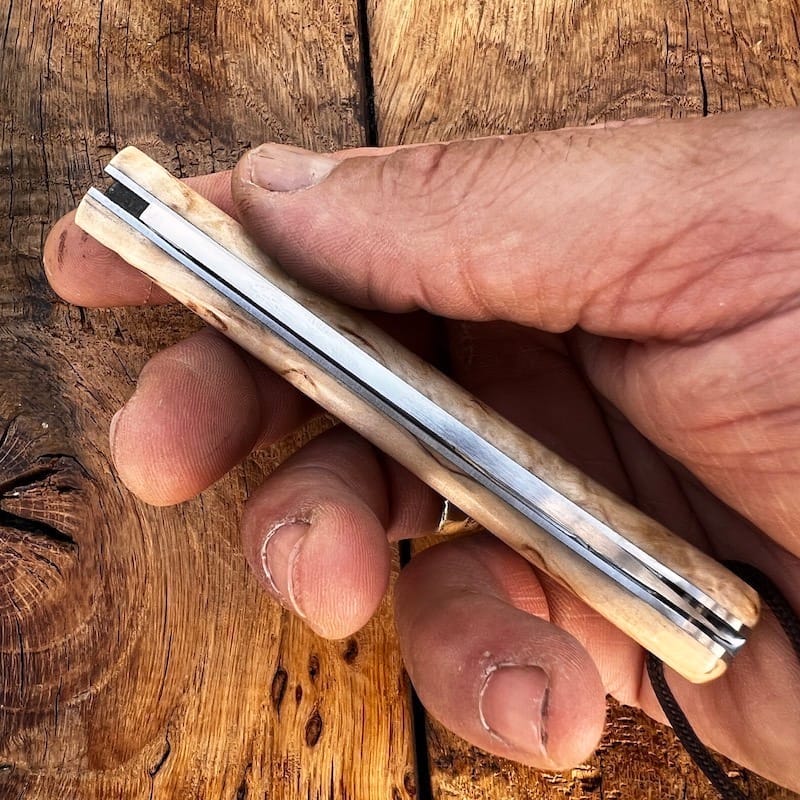 COUTEAU NAFARROA CARBONE BOULEAU