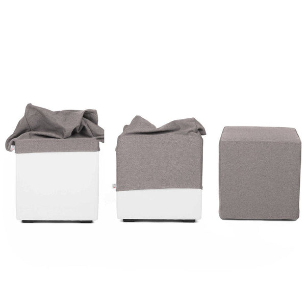 POUF COVER 40, Fodera in Cotone Poliestere 40x40