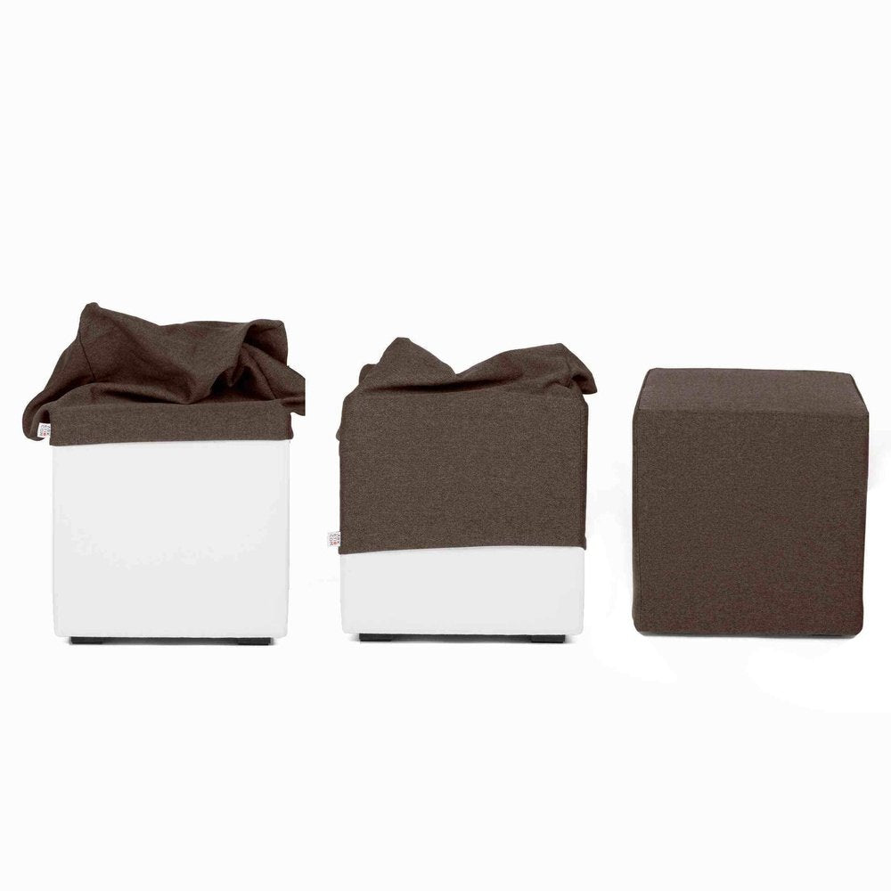 POUF COVER 40, Fodera in Cotone Poliestere 40x40