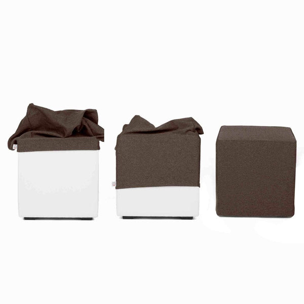 POUF COVER 40, Fodera in Cotone Poliestere 40x40