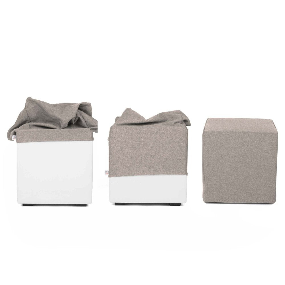 POUF COVER 40, Fodera in Cotone Poliestere 40x40