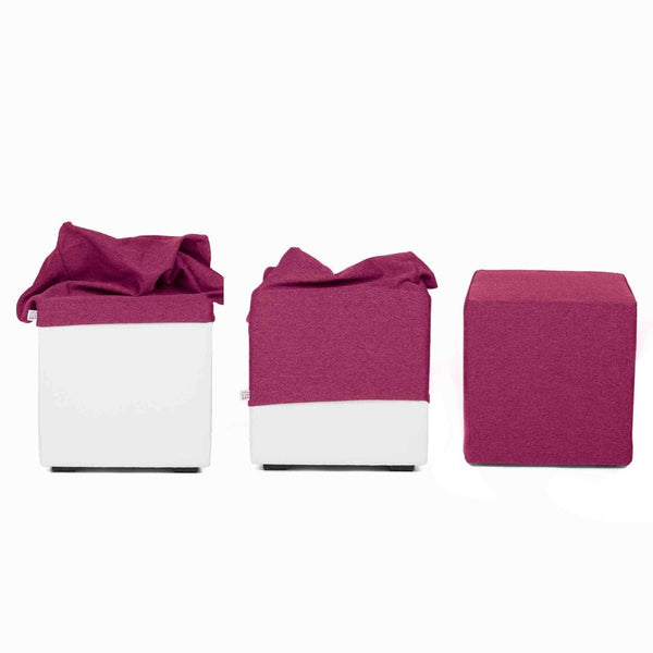 POUF COVER 40, Fodera in Cotone Poliestere 40x40