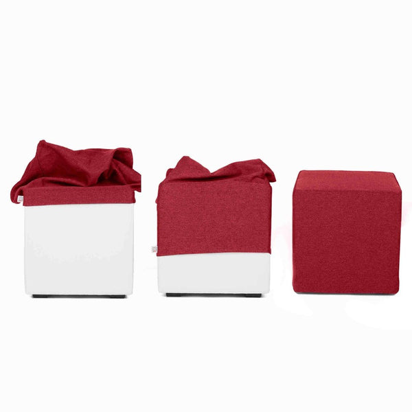 POUF COVER 40, Fodera in Cotone Poliestere 40x40
