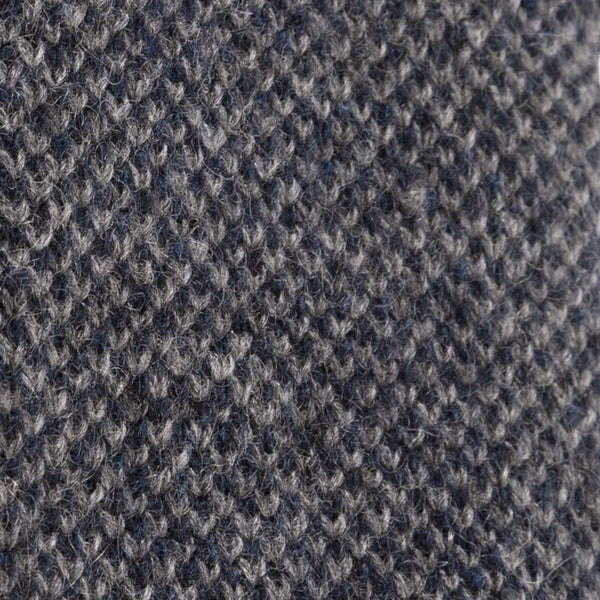 Cravatta artigianale sartoria fatta a mano blu