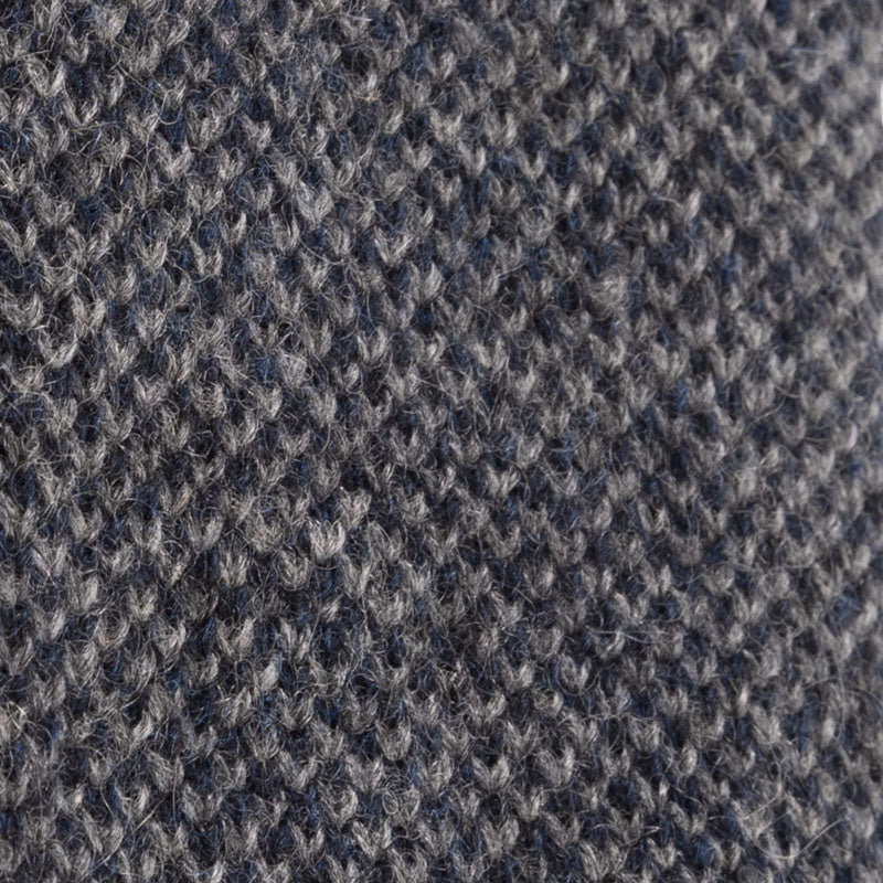 Cravatta artigianale sartoria fatta a mano blu