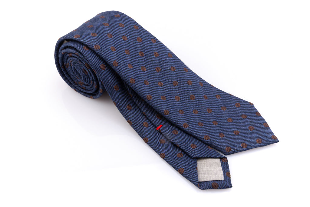 Blue and Brown Tie