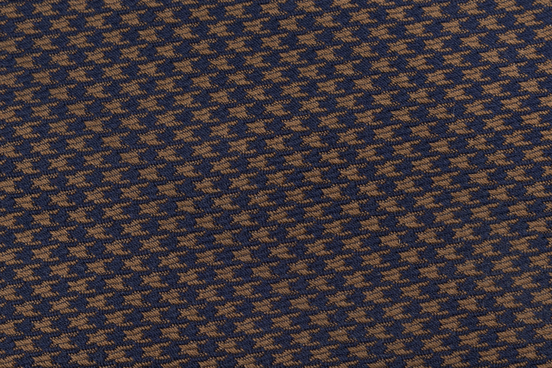Blue and Brown Silk Tie