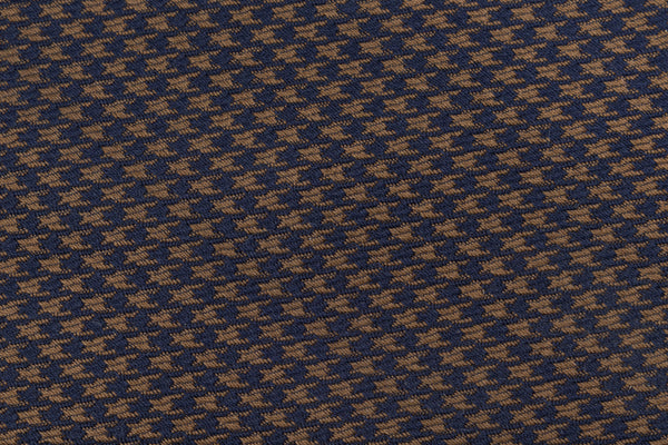 Blue and Brown Silk Tie