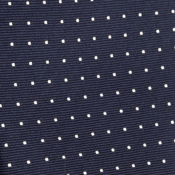 Cravatta artigianale sartoria fatta a mano blu