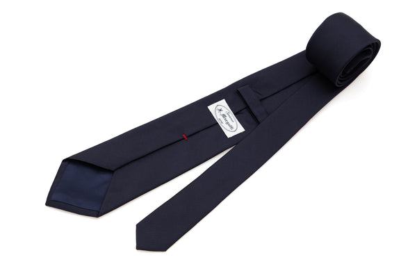 Pure silk blue tie
