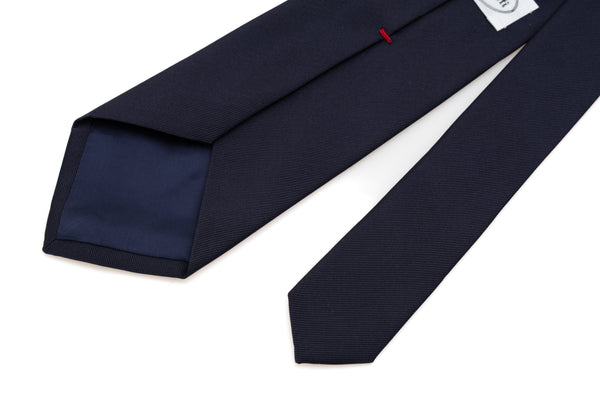 Pure silk blue tie