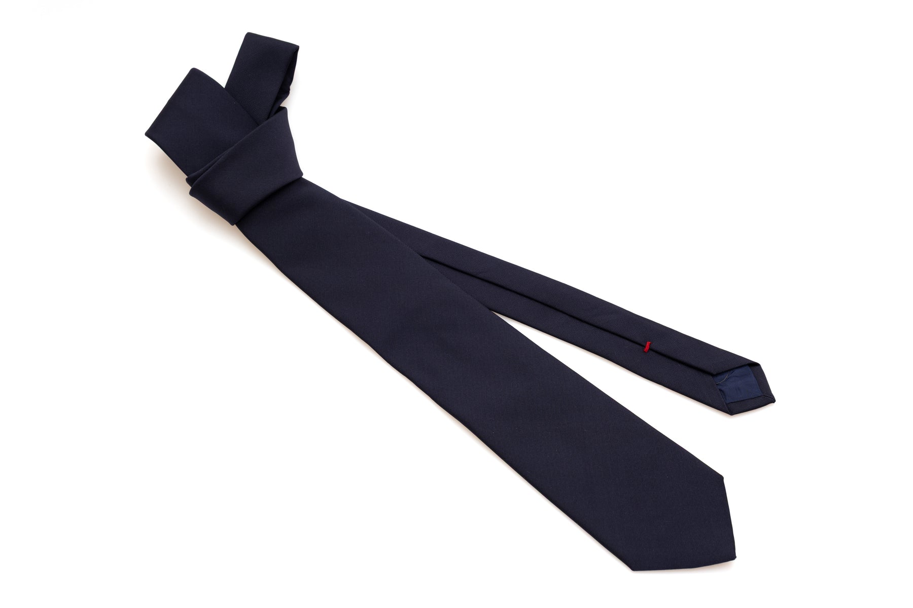Pure silk blue tie