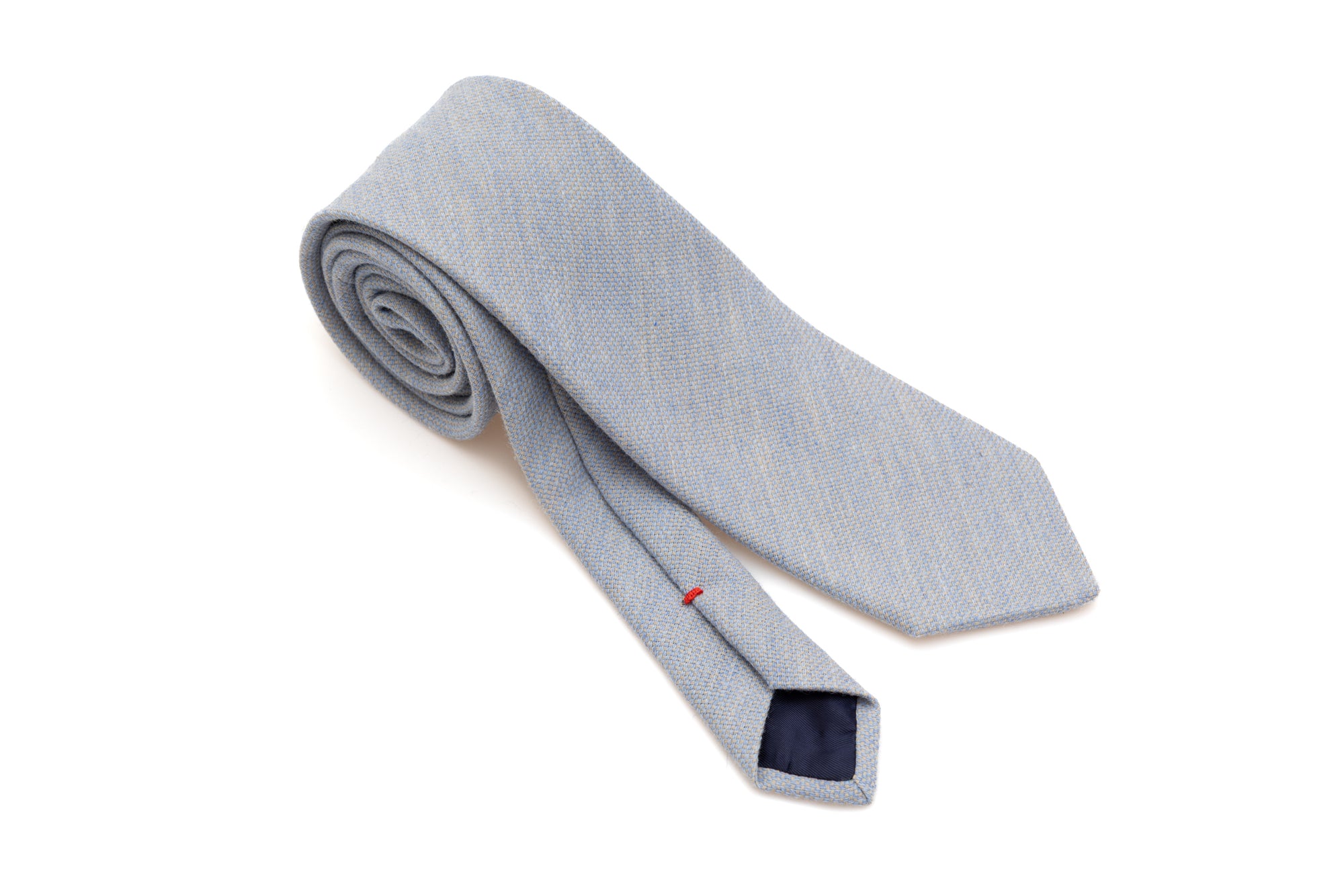 Light tie 100% wool