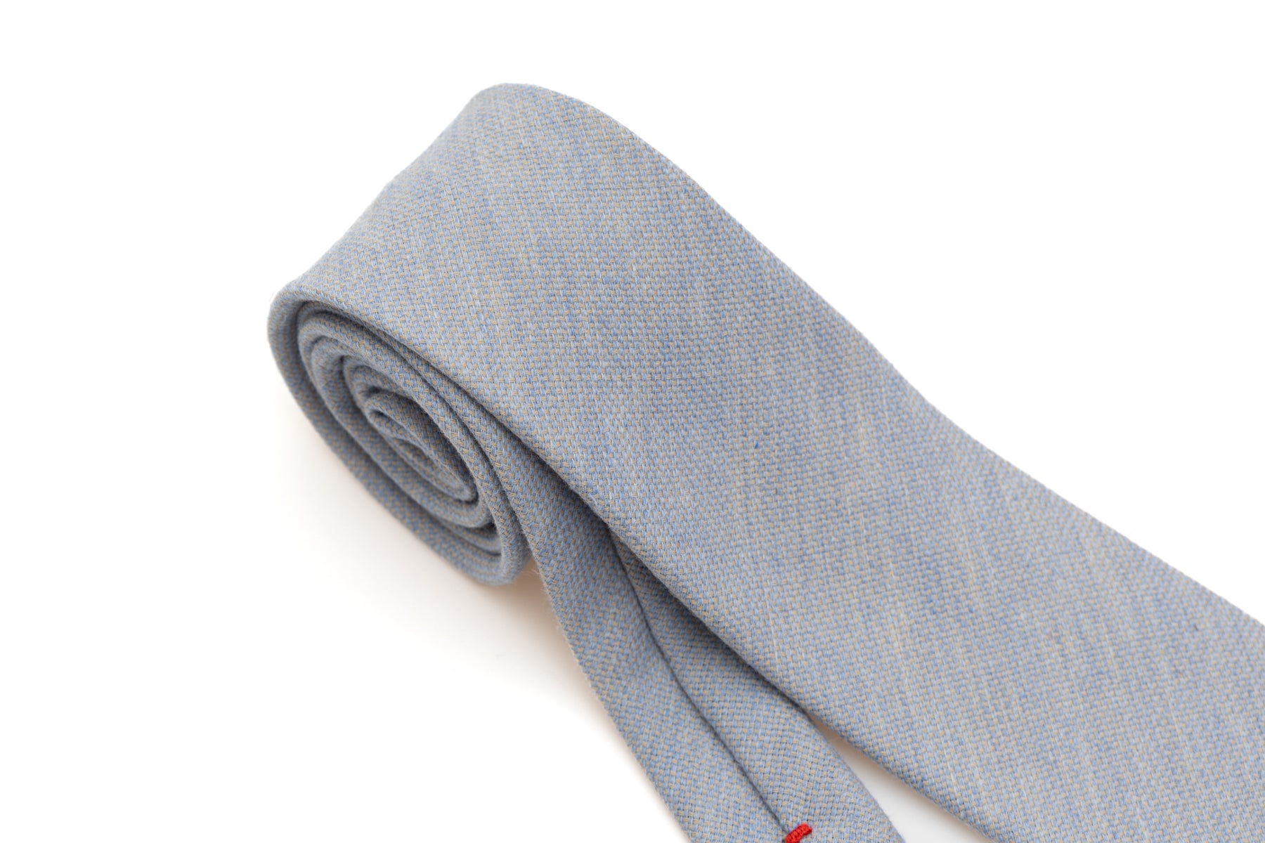 Light tie 100% wool