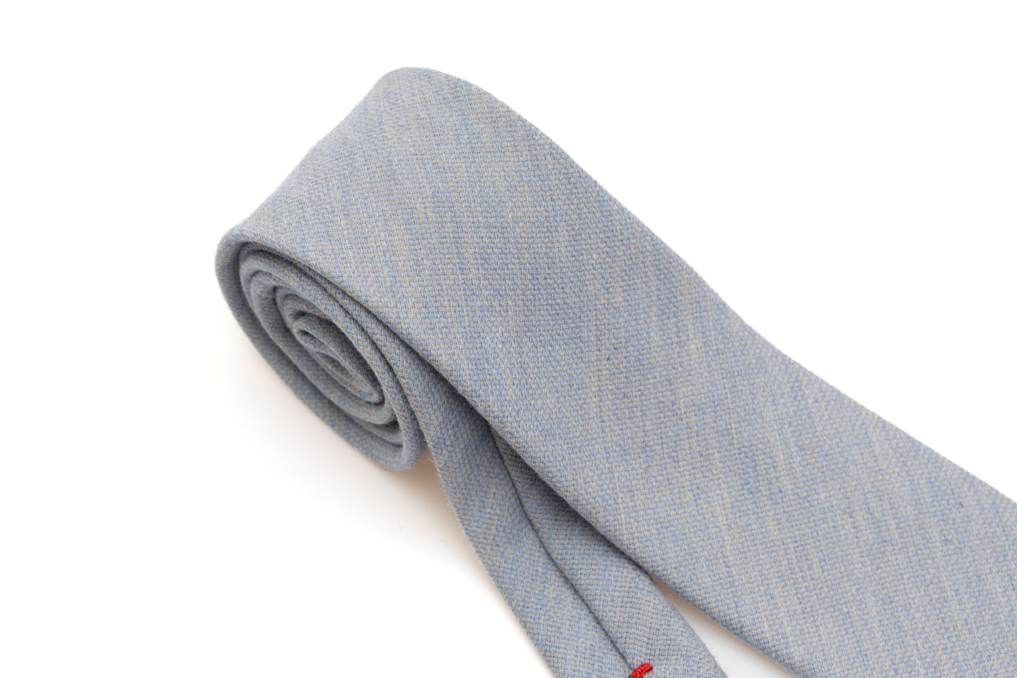 Light tie 100% wool