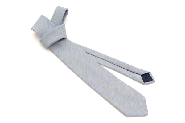 Light tie 100% wool
