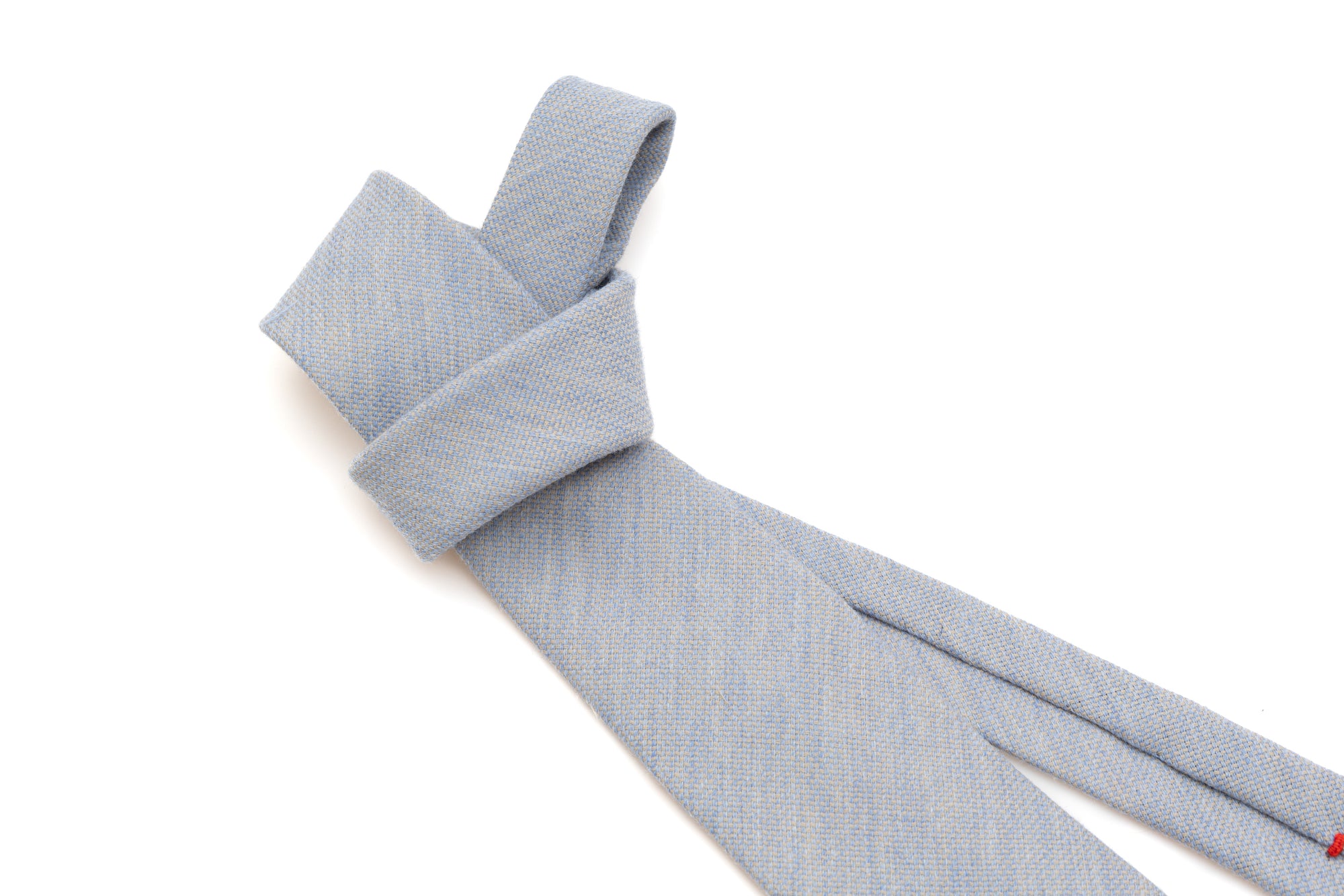 Light tie 100% wool