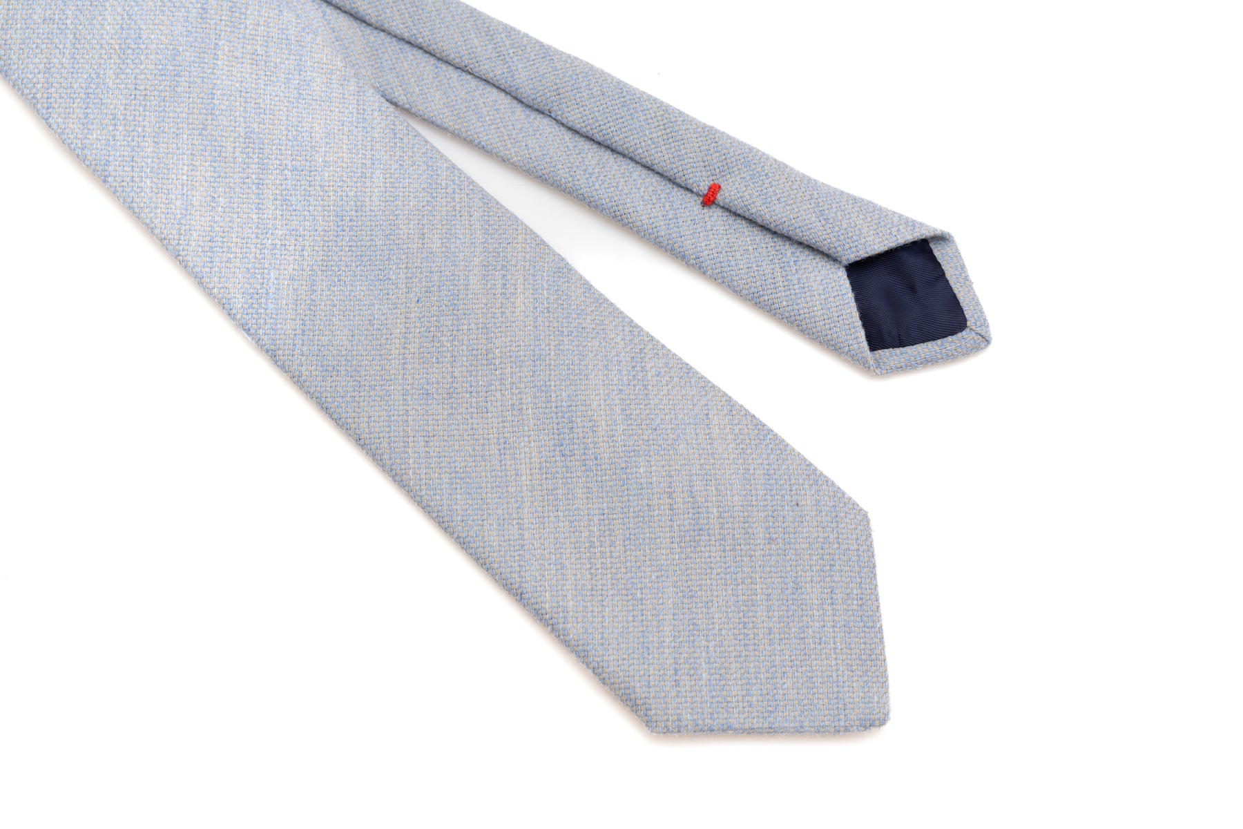 Light tie 100% wool