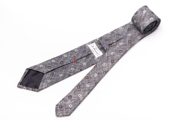 Siva kravata iz čiste volne