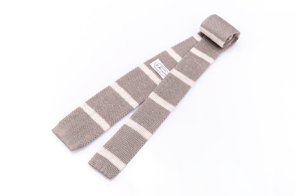 Linen Silk Knit Tie