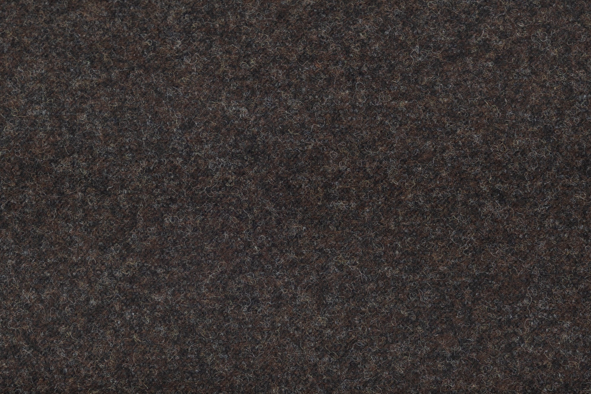 Solid brown tie in pure wool