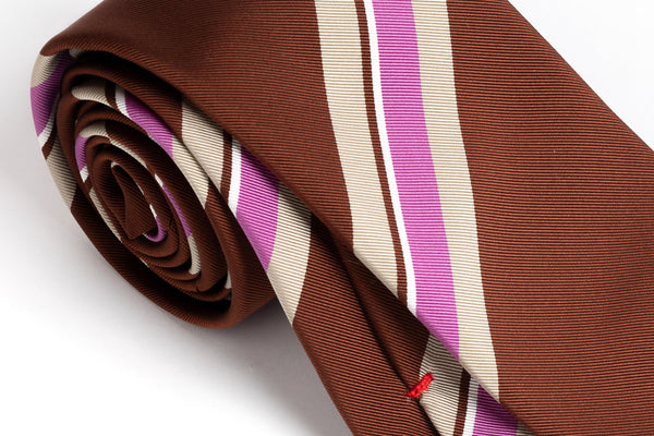 Striped Tie in Pure Silk