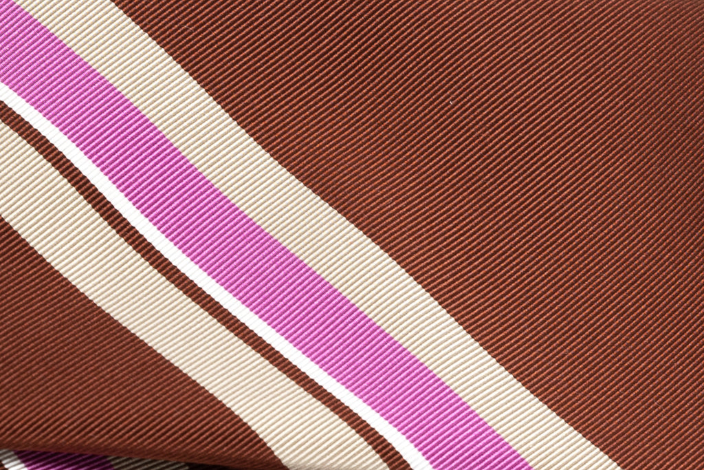 Striped Tie in Pure Silk