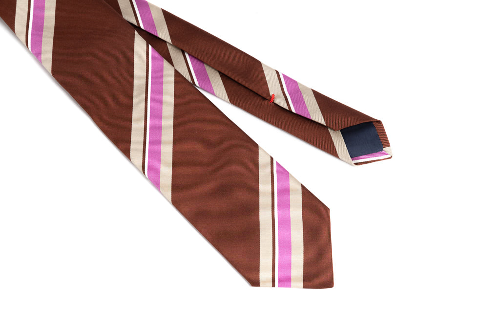 Striped Tie in Pure Silk