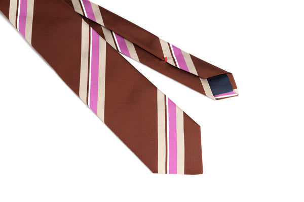 Striped Tie in Pure Silk