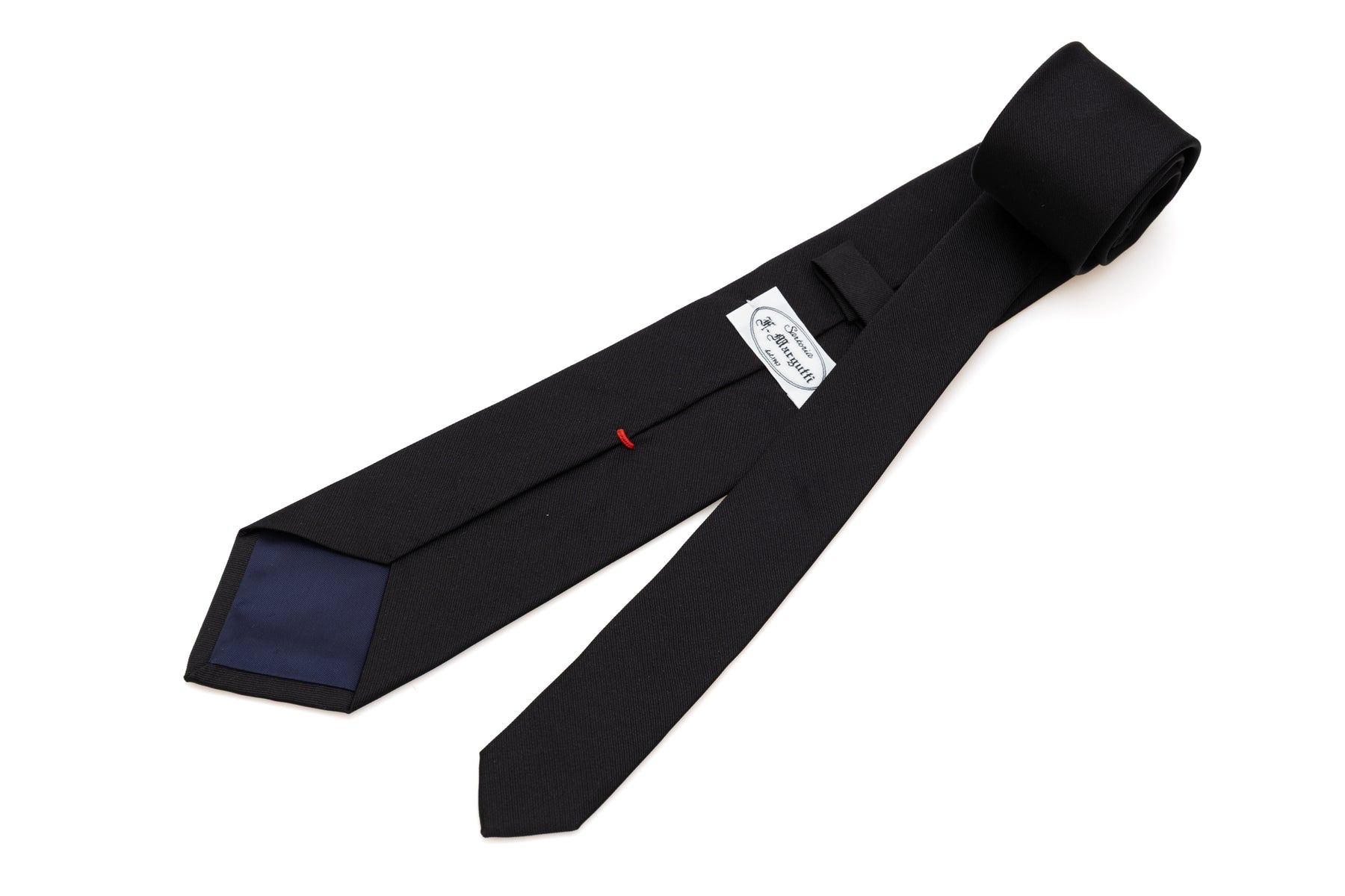 Black tie in pure silk