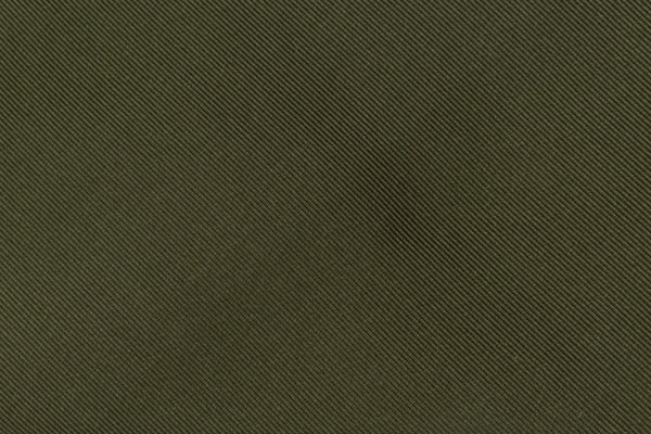 Military green diagonal pattern pure silk tie