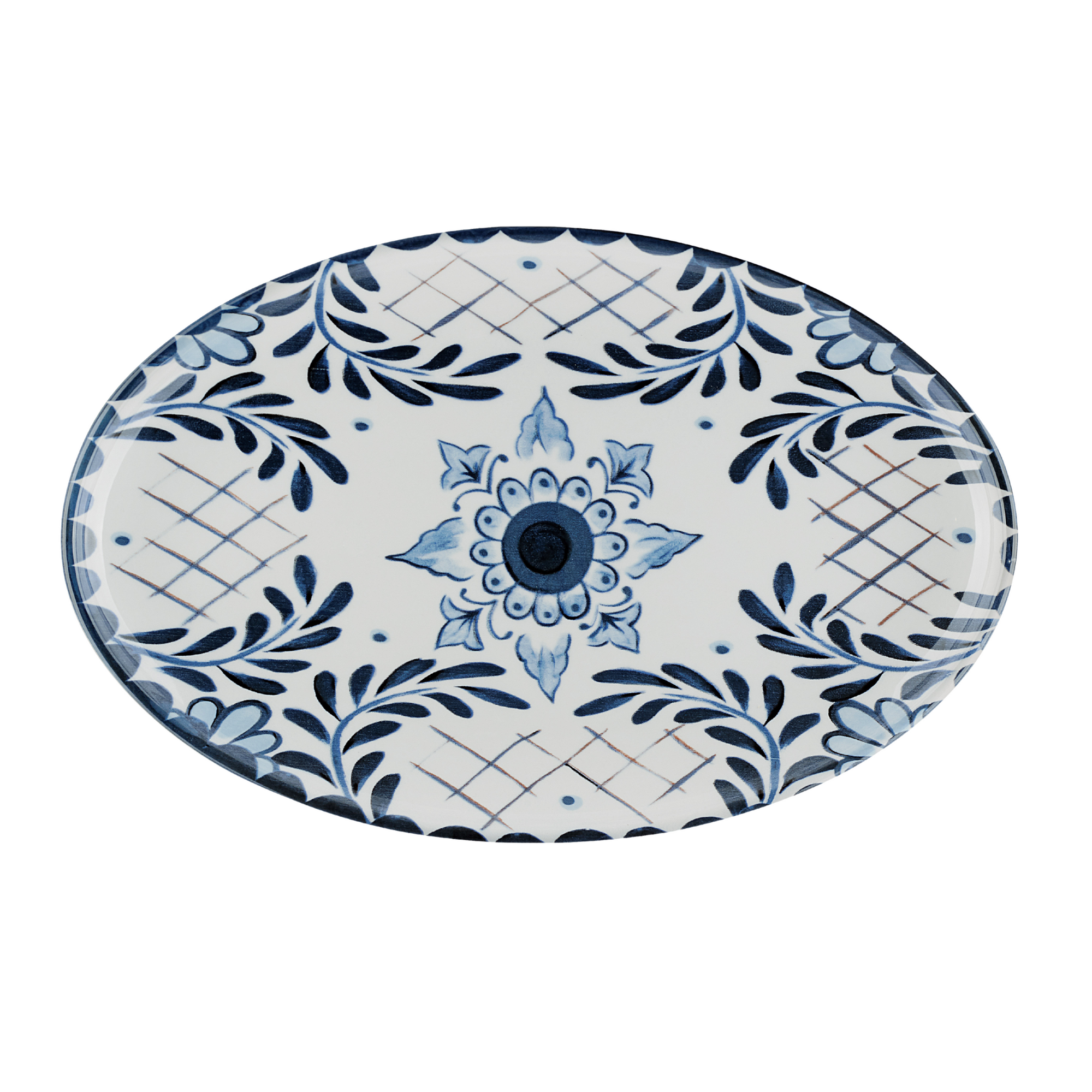 CERAMICA SANTORINI - VASSOIO OVALE 40 cm - EMPORIO ZANI