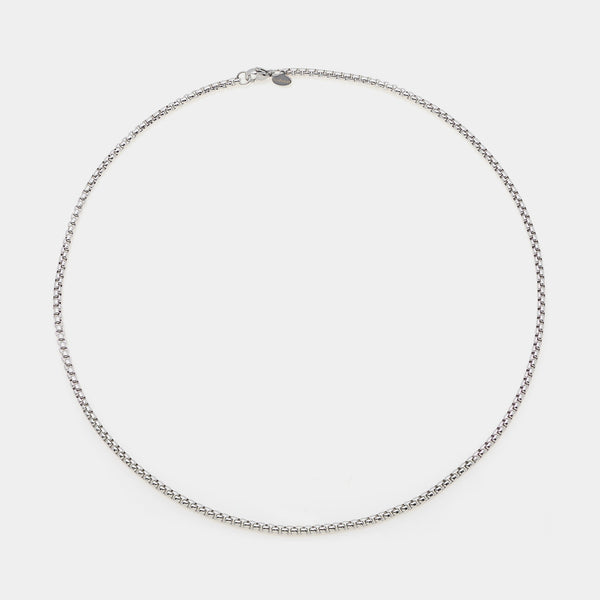 Catena acciaio maglia veneta stondata sezione media 3 mm lunghezza media 50 cm