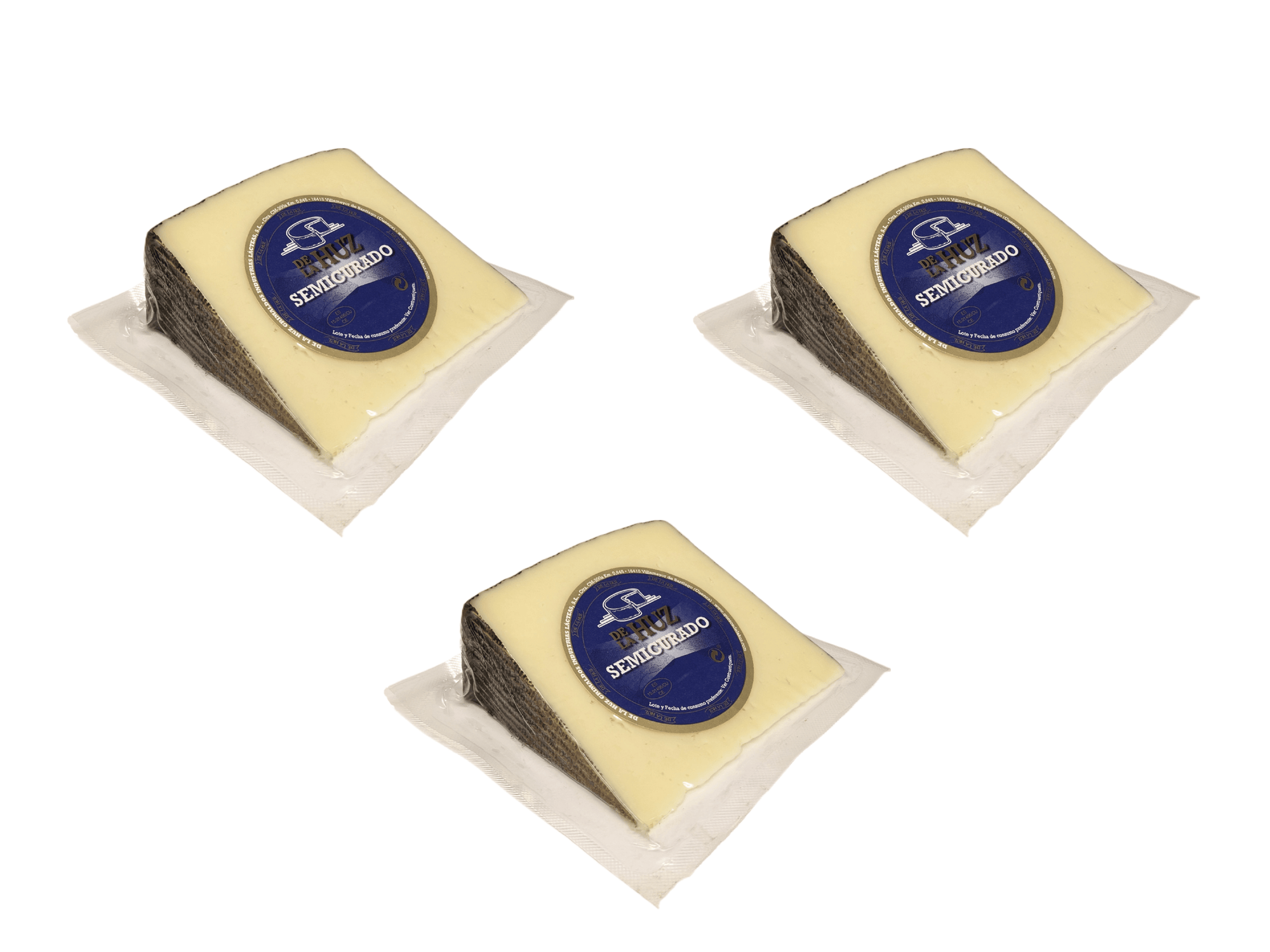 Assorted 3 Wedges of Semi-Cured Cow-Sheep Cheese