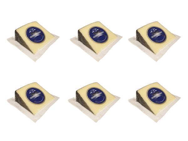 Assorted 6 Wedges of Semi-Cured Cow-Sheep Cheese