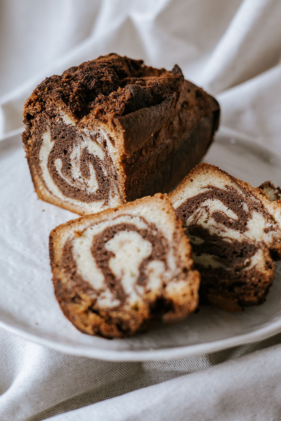 Gâteau marbré entier