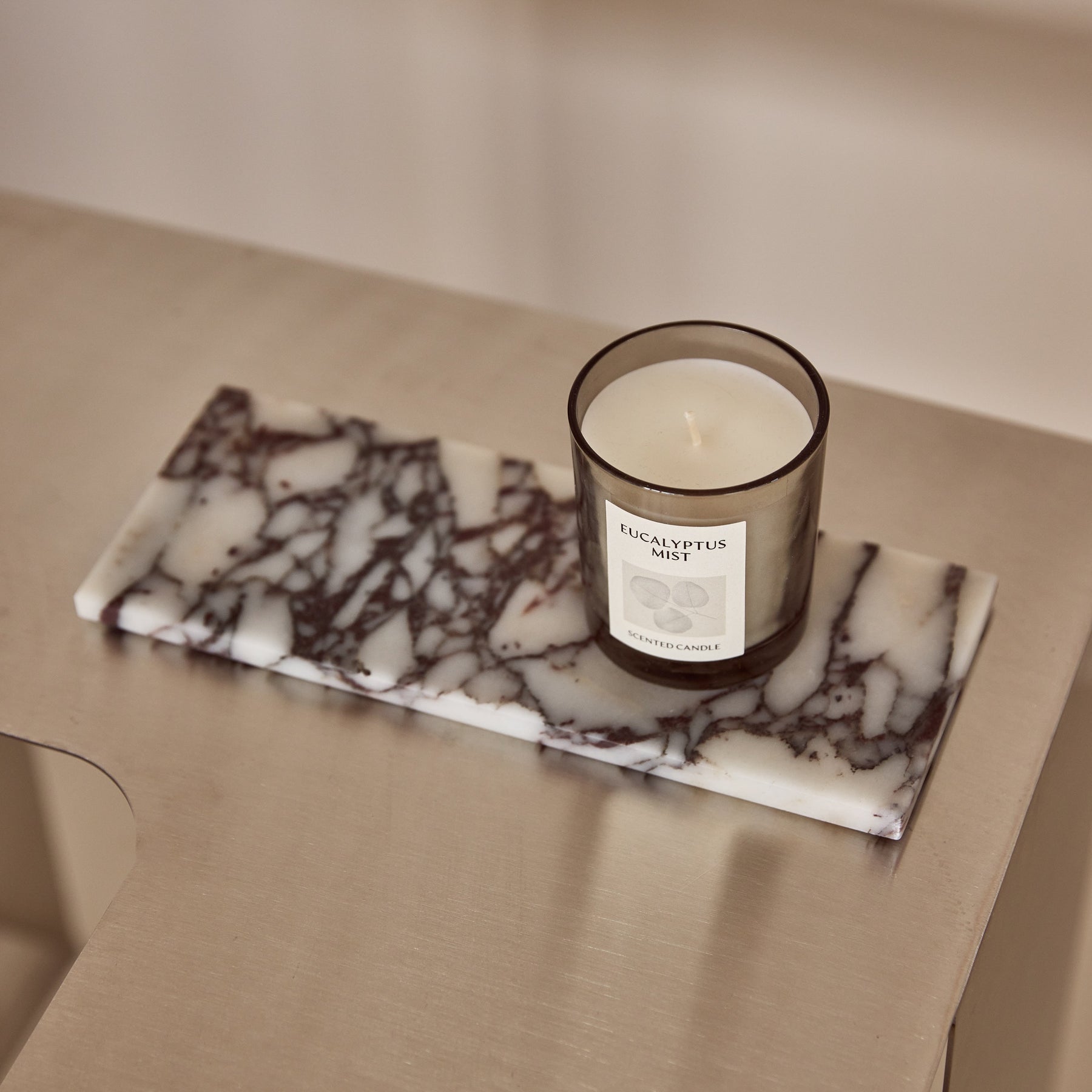 Marble Tray Rectangle S Calacatta 10x25cm