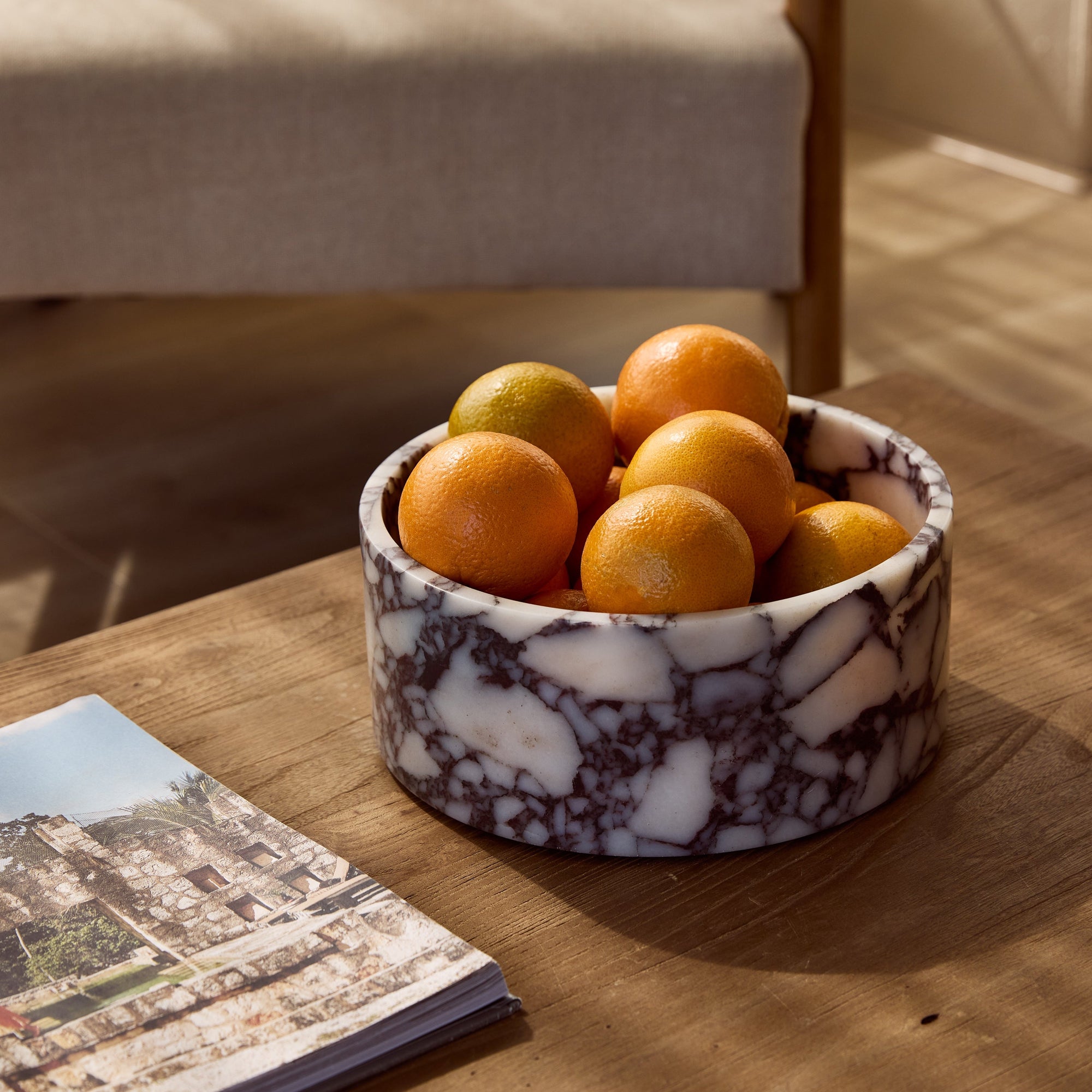 Calacatta Fruit Bowl Ø24x10cm