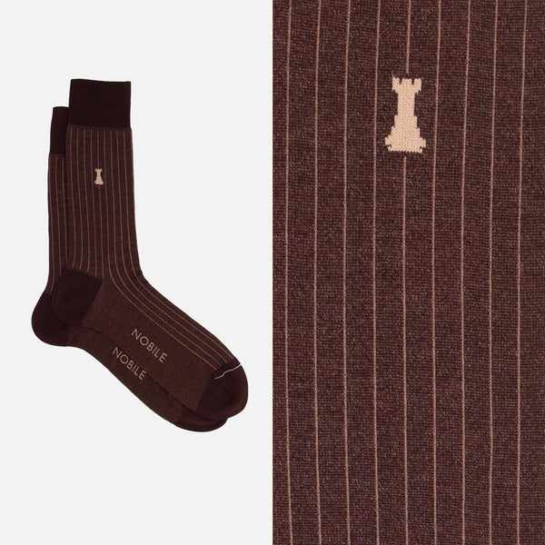 Box of 12 Pairs of Short Socks - Noble Micro Rib