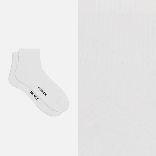 Essential - Box of 6 Short Women's Sports Socks in Organic Cotton