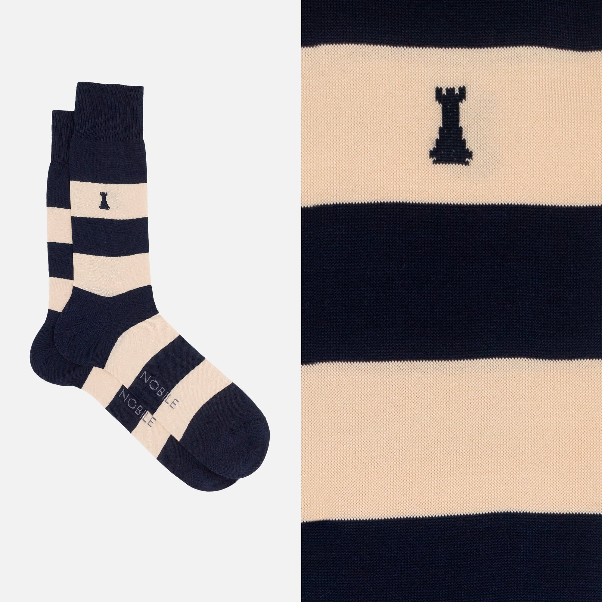 Trastevere Box of 6 Short Socks - 2x Dots/2x Stripes/2x Ribbed