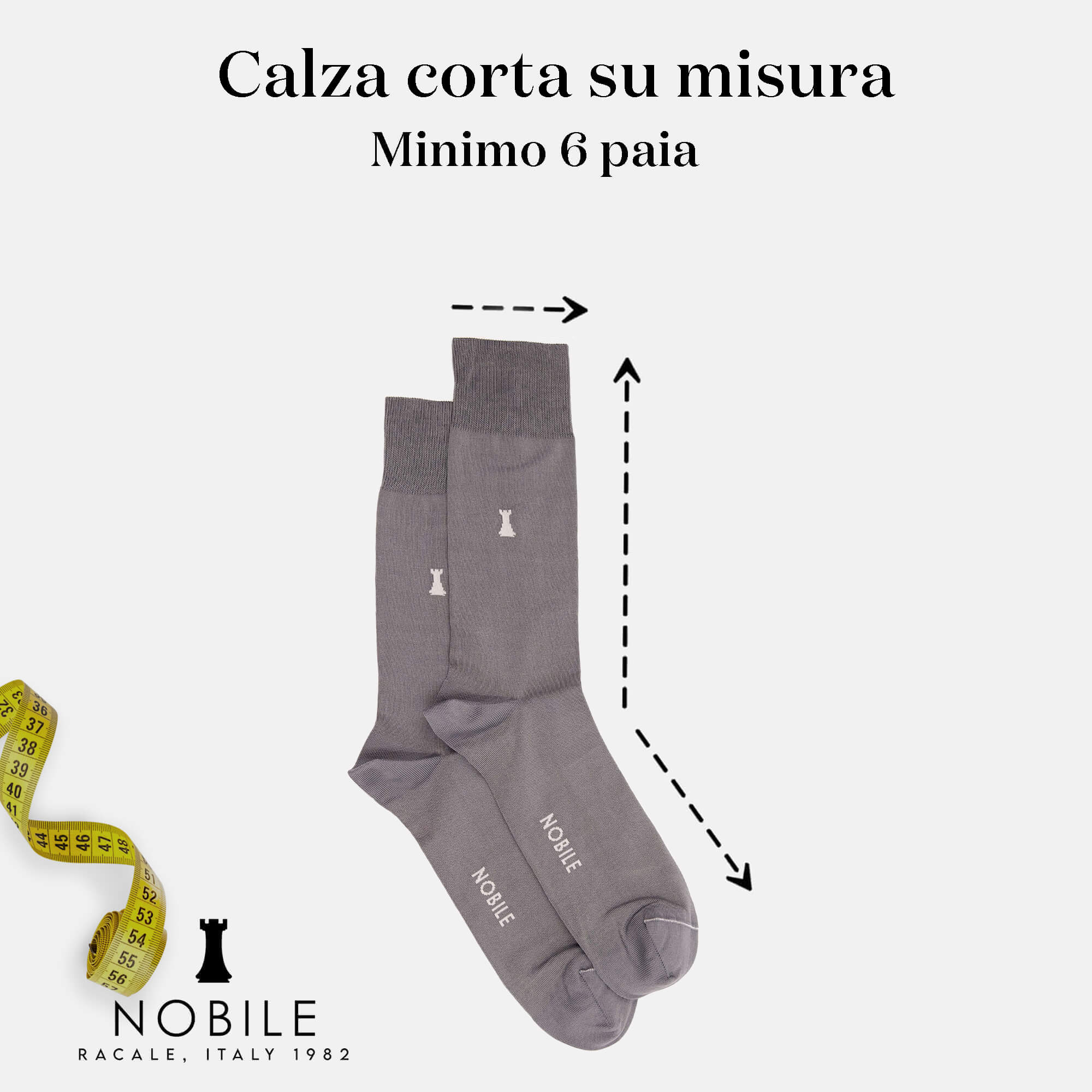 Custom size - Short socks in Filoscozia® (from 6 pairs onwards)