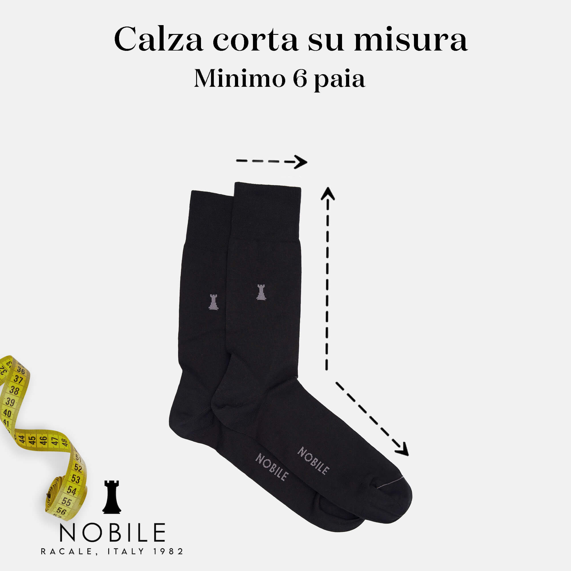 Custom size - Short socks in Filoscozia® (from 6 pairs onwards)