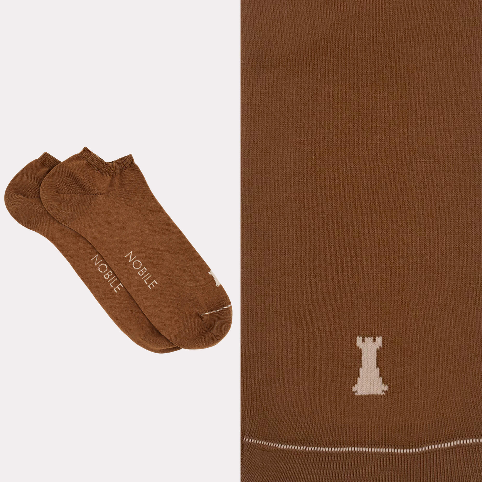 Ankle socks in pure Makò cotton - Solid color