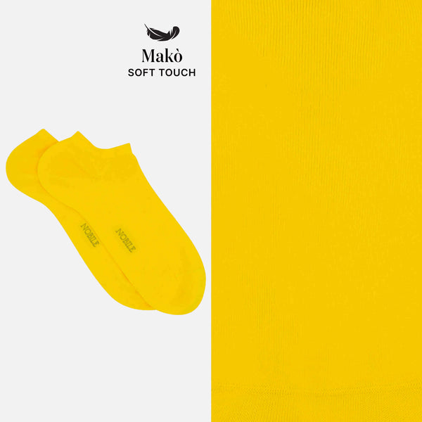 Ankle socks in soft Makò cotton - Solid color