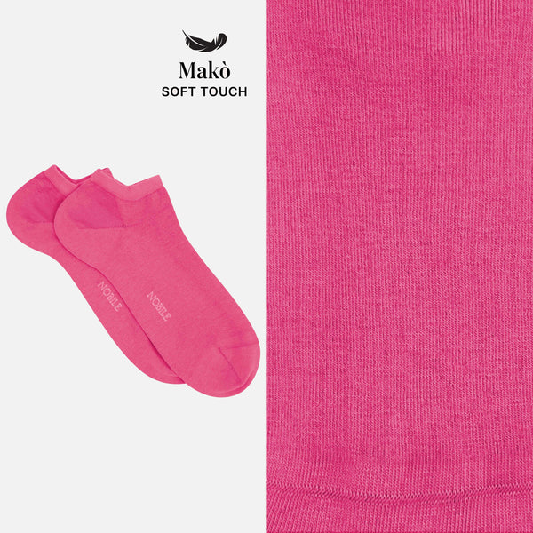 Ankle socks in soft Makò cotton - Solid color