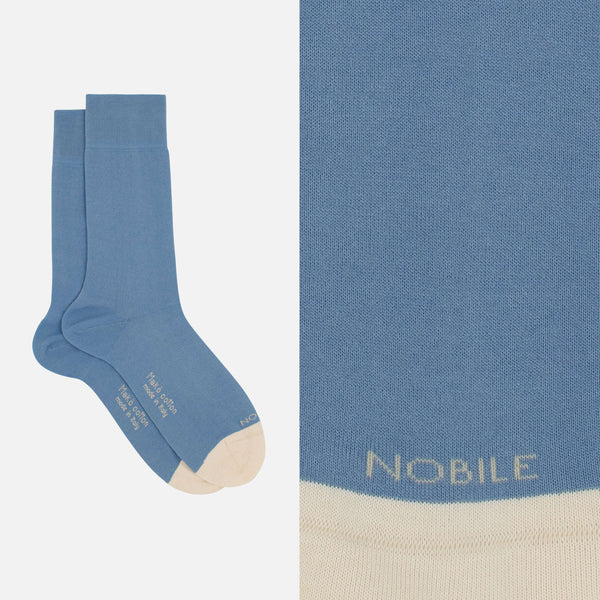 Colorful Days - Box of 6 Short Socks in Makò Cotton