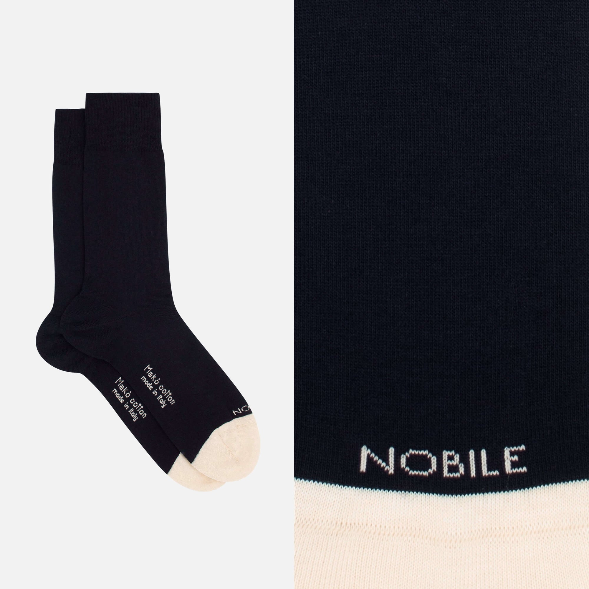 Soft basics - Box of 6 short socks in Makò cotton