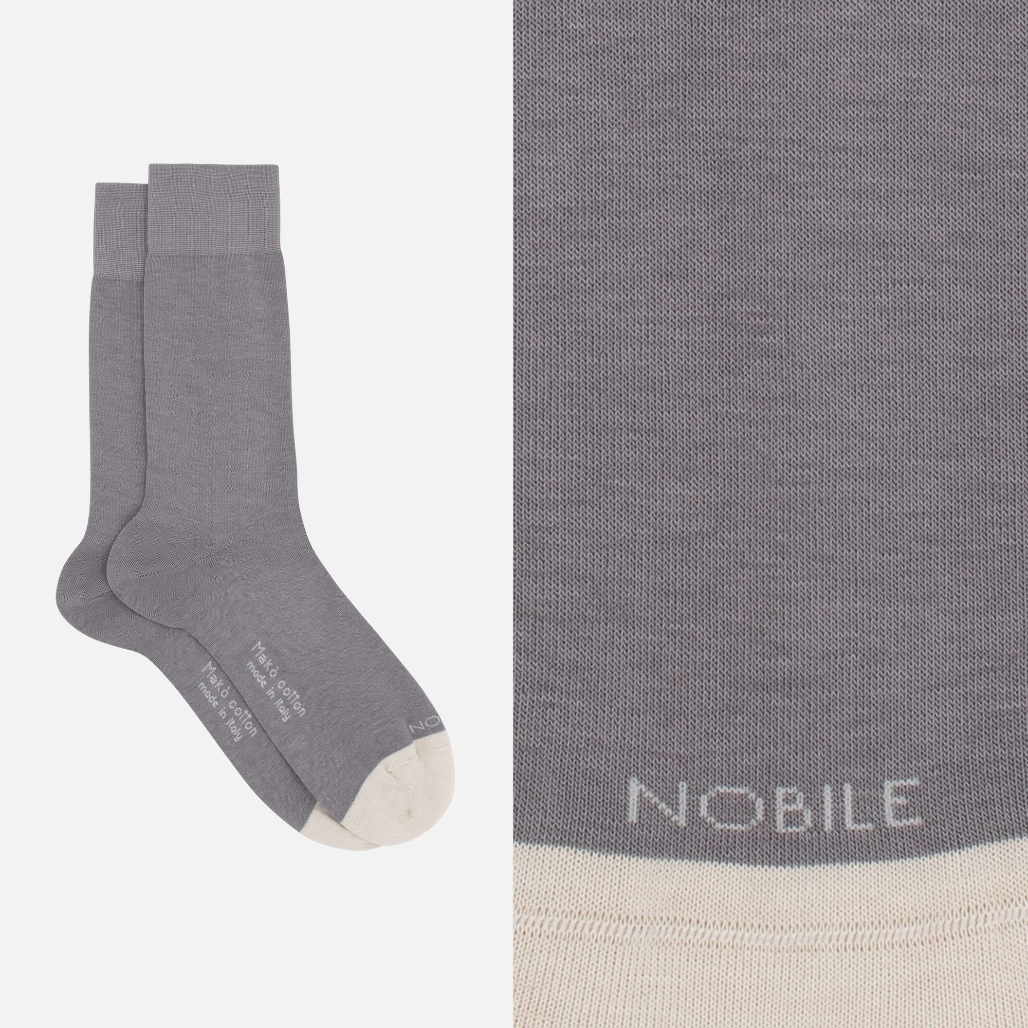 Smart Casual - Box of 6 Short Socks in Makò Cotton