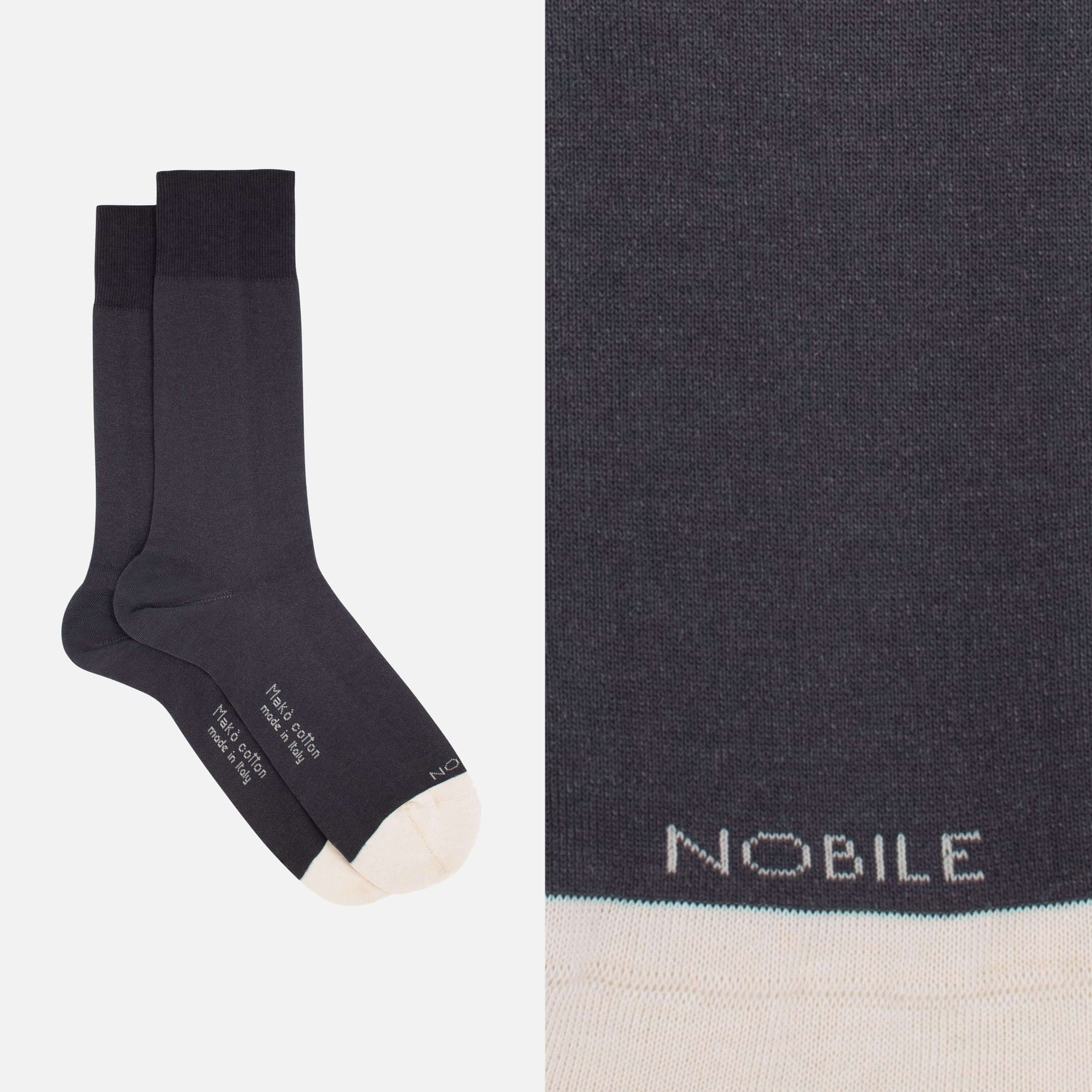 Smart Casual - Box of 6 Short Socks in Makò Cotton